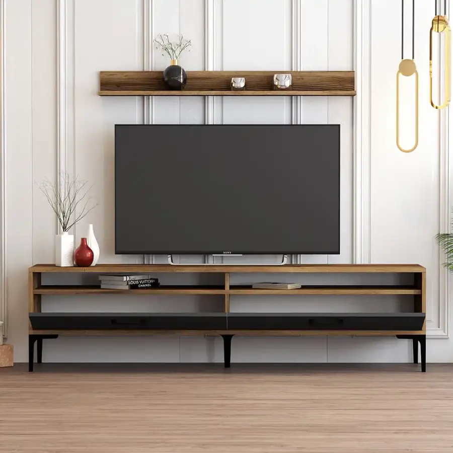 İstanbul Tv Stend - Cəviz/Antrasit - 3