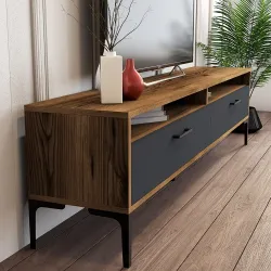 İstanbul Tv Stend - Cəviz/Antrasit - 4