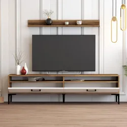 İstanbul Tv Stend - Cəviz/Ağ - 3