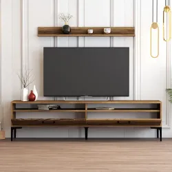 İstanbul Tv Stend və Jurnal Masa Dəsti - Cəviz - 6