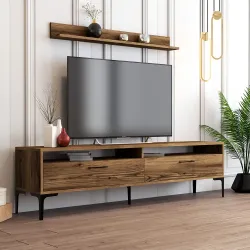 İstanbul Tv Stend və Jurnal Masa Dəsti - Cəviz - 2