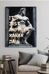 IT'S JUST ANOTHER XANAX DAY Kətan Tablo - Markaev