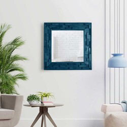 Jenga Güzgü 58 cm * 58 cm - Mavi - Bluecape