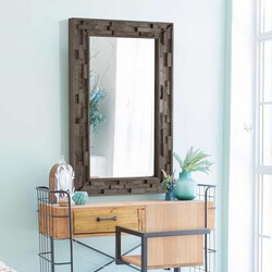 Jenga Güzgü 58 cm * 98 cm - Gri - Bluecape (1)