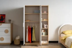 Joya Qardirob, 2 Qapılı, 5 Rəfli - Decoroom Collection (1)