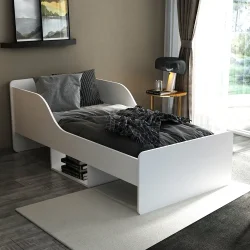 Julie Bir Nəfərlik Çarpayı - Ağ - Decoroom Collection (1)