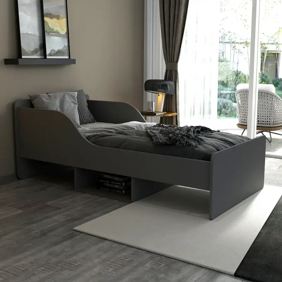 Julie Bir Nəfərlik Çarpayı - Antrasit - 1