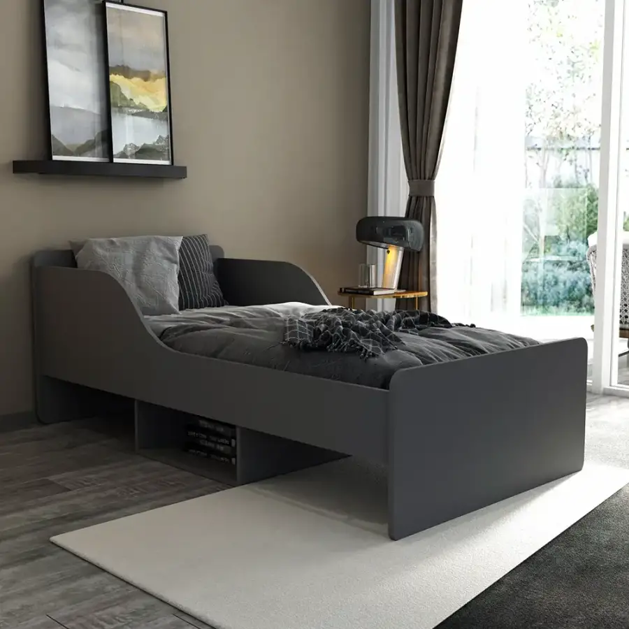 Julie Bir Nəfərlik Çarpayı - Antrasit - 3