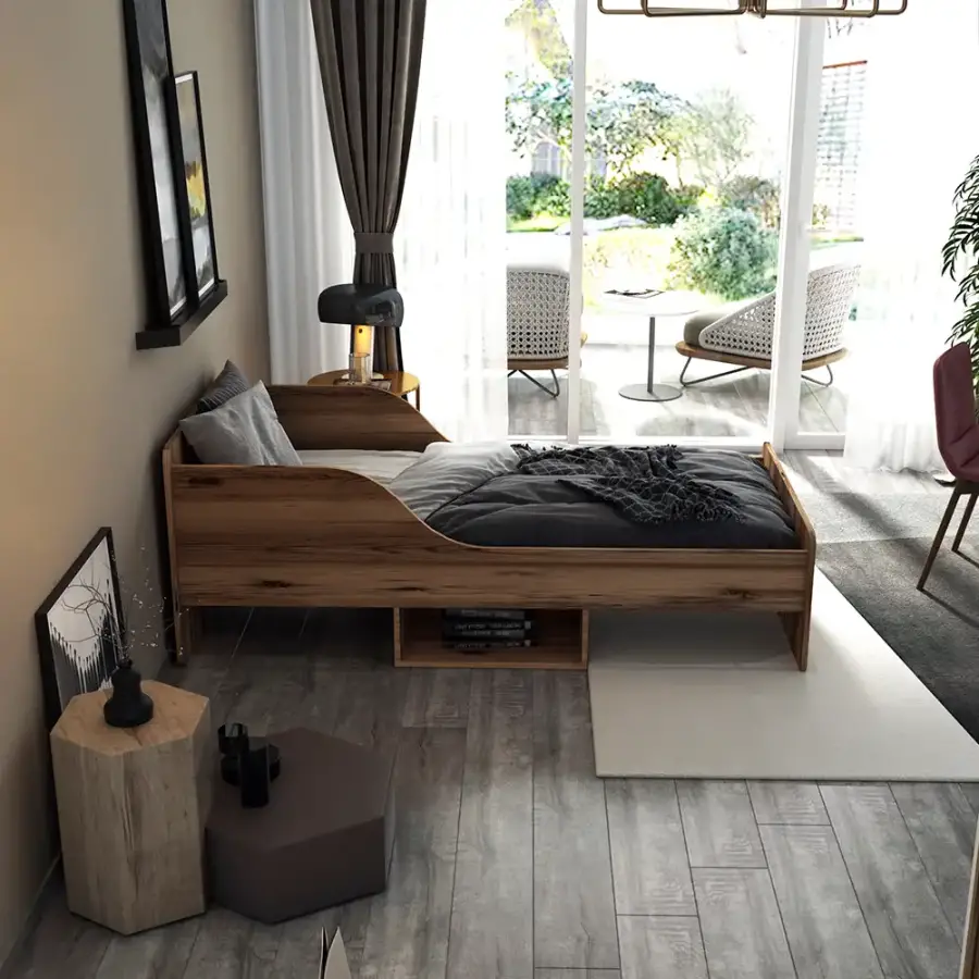 Julie Bir Nəfərlik Çarpayı - Cəviz - 3