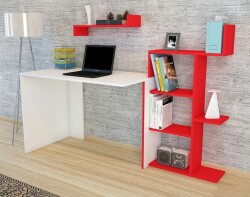 Juron Çalışma Masası - Ağ/Qırmızı - Modev (1)