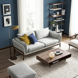 Kado Üç Yerli Divan - Açıq Boz - Modev (1)