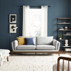 Kado Üç Yerli Divan - Açıq Boz - Modev