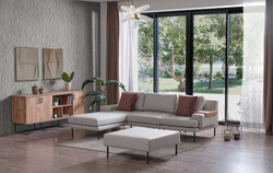 Kagu Serisi Künc Divan Dəsti 4 Parça - Eviana