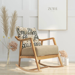 Kalina Punch Naxışlı Berjer Kreslo - Zemhome