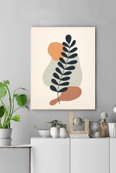 Kətan Basic Floral Deseni Tablo 0387 - Markaev