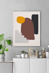 Kətan Basit Dekoratif Deseni Tablo 0392 - Markaev