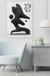 Kətan Black Water Color Deseni Tablo 0323 - Markaev