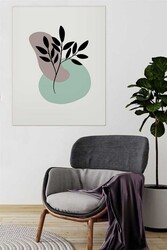 Kətan Boho Floral Color Deseni Tablo 0396 - Markaev