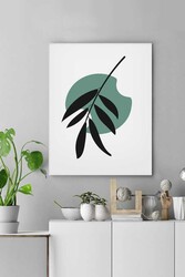 Kətan Color Basic Floral Deseni Tablo 0415 - Markaev