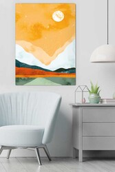 Kətan Color Mountain Deseni Tablo 0416 - Markaev