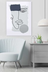 Kətan Draw Face Deseni Tablo 0331 - Markaev