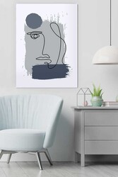 Kətan Draw Face Deseni Tablo 0332 - Markaev