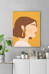 Kətan Draw Girl Deseni Tablo 0433 - Markaev