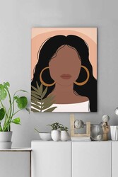 Kətan Draw Girl Deseni Tablo 0436 - Markaev