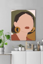 Kətan Draw Girl Deseni Tablo 0438 - Markaev