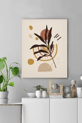 Kətan Floral Tropikal Deseni Tablo 0457 - Markaev