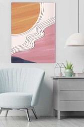 Kətan Gold Mountain Deseni Tablo 0476 - Markaev