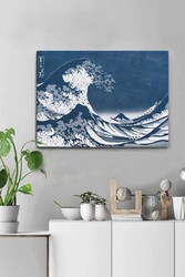 Kətan Great Wave Deseni Tablo 0629 - Markaev
