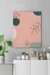 Kətan Green Tropical Deseni Tablo 0481 - Markaev