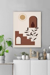 Kətan House Floral Deseni Tablo 0491 - Markaev