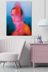 Kətan Kadın Portre Tablo 0077 - Markaev