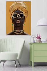 Kətan Kadın Portre Tablo 0078 - Markaev