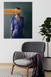 Kətan Kadın Tablo 0062 - Markaev