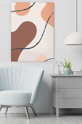 Kətan Kahverengi Deseni Tablo 0496 - Markaev