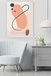 Kətan Kahverengi Deseni Tablo 0499 - Markaev