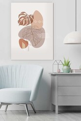 Kətan Koyu Yaprak Deseni Tablo 0840 - Markaev