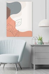 Kətan Light Floral Deseni Tablo 0847 - Markaev