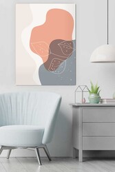 Kətan Light Floral Deseni Tablo 0848 - Markaev