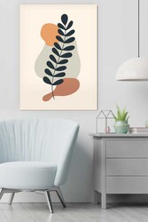 Kətan Minimal Floral Tablo 0311 - Markaev