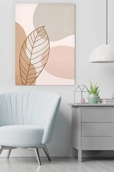 Kətan Minimal Floral Tablo 0312 - Markaev