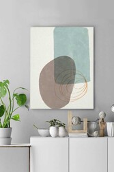 Kətan Modern Pastel Deseni Tablo 0543 - Markaev