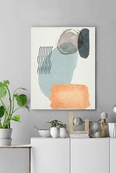 Kətan Modern Pastel Deseni Tablo 0544 - Markaev