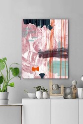 Kətan Modern Pastel Renkler Deseni Tablo 0546 - Markaev