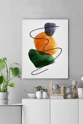 Kətan Pastel Vurgulu Deseni Tablo 0558 - Markaev