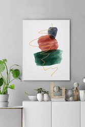 Kətan Pastel Vurgulu Deseni Tablo 0562 - Markaev