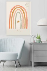 Kətan Rainbow Deseni Tablo 0565 - Markaev